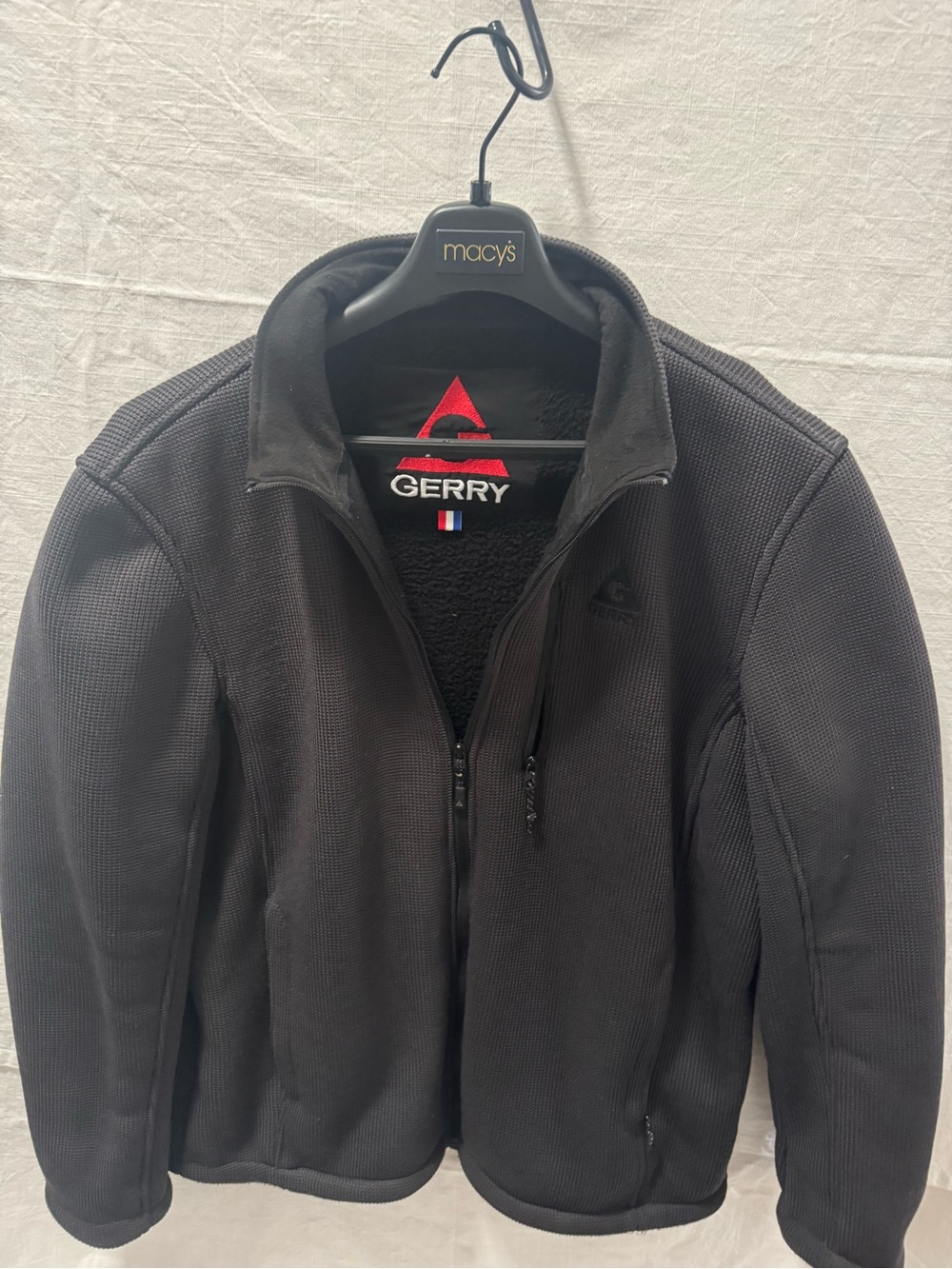 Gerry Weber Black Full-Zip Men's Sweater Jacket